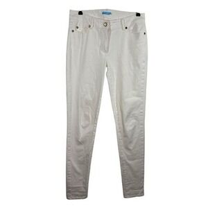 J McLaughlin Lexi Jeans Size 4 White   Way Stretch Slim Leg